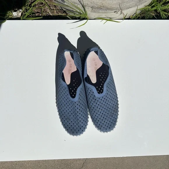 Ilse Jacobsen Blue Slip-On Flats - Picture 5 of 7
